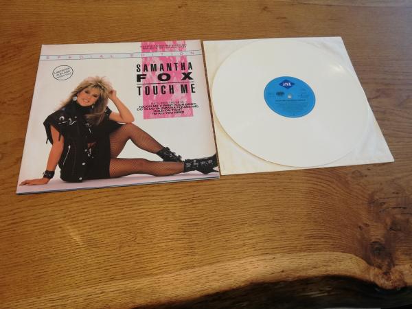 Samantha Fox – Touch Me 1986 Jive 6.26426 Limited Edition, Special Edition, White Vinyl Deutsche Pressung NM/NM